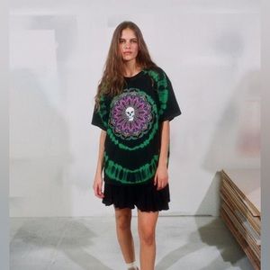 Tie dye urban outfitters truth speaks oversized T